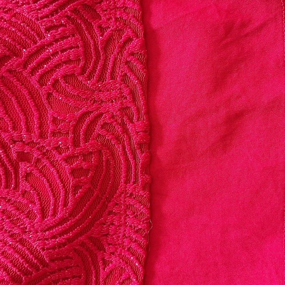 Emerald Sundae Sparkly Red Mini Dress - Picture 10 of 16